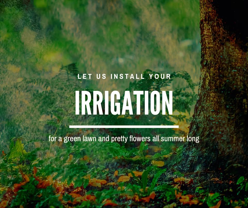 Let us install your irrigation